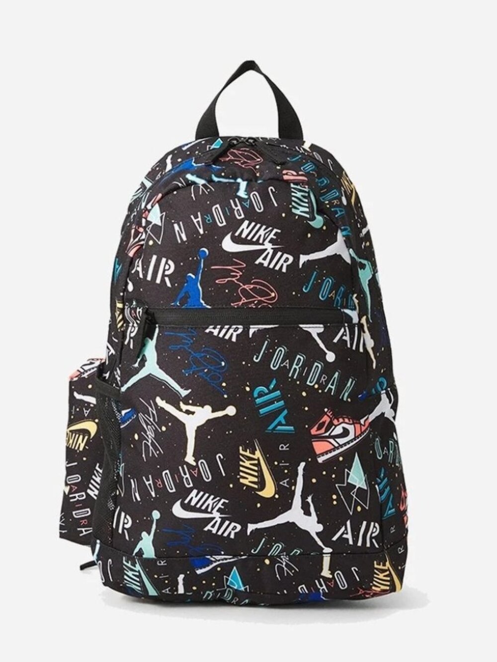 Jordan Air School Backpack + Pencil Case Travel Bag All Over Print Black